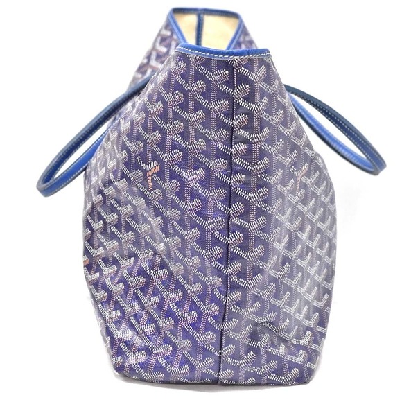 Goyard Saint Louis tote bag blue - Picture 3 of 9